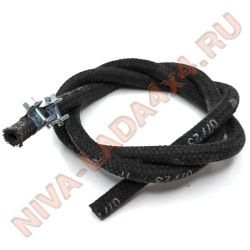 Шланг топливный обратный НИВА карбюраторная (100см) с хомутами 2шт.