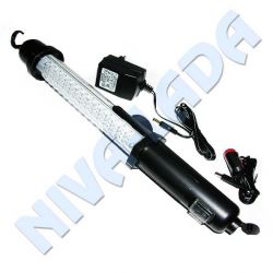 Лампа рабочая светодиодная AVS CD607A 60 Led 220/12в аккумулятор