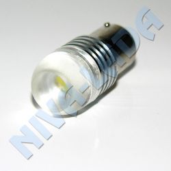 Лампа P21W Led S-25 линза 3вт. белая диодная (габариты передние НИВА)