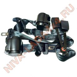 Ремни безопасности НИВА-Шевроле 2123-8217020-10; 2123-8217021-10 передние (к-т) до 2014г.в.