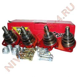 Опора шаровая НИВА 21214м, 2131м ТРЕК Чемпион Спорт BJST-122 (комплект 4шт. с метизами) до 2016 г.в.