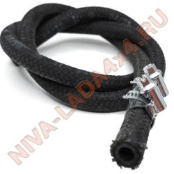 Шланг топливный армированный НИВА 21213-1164083 БРТ с хомутами 2шт.