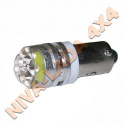 Лампа T4W белая светодиодная SMD-1 алмаз, 3вт.