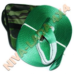 Трос стропа удлинитель 8т. Х 20м. (в сумке) зеленый, Россия