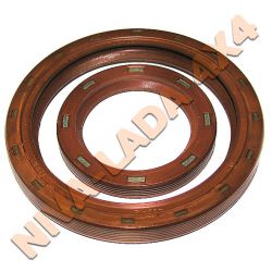 Сальники вала коленчатого НИВА 2121; 21213; 21214; 2131; 2123 БРТ (Комплект) 2101-1005160-02Р; 2101-1005034-02Р ОРИГИНАЛ LUX