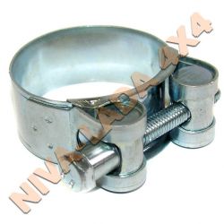 Хомут силовой ленточный APRO/KVP 40-43 W1 для силиконовых шлангов радиатора НИВА