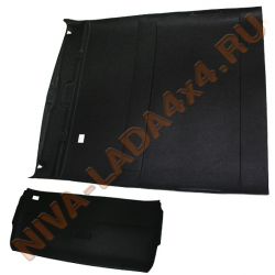 Облицовка потолка НИВА 2131-5004102 (жесткая, черная) ДВЕ ДЕТАЛИ