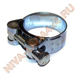 Хомут силовой ленточный APRO/KVP 44-47 W1 для силиконовых шлангов радиатора основного НИВА