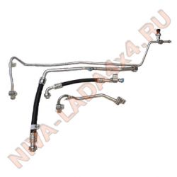 Трубки кондиционера НИВА-Шевроле (комплект 4шт) нового образца с датчиком