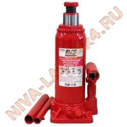 Домкрат гидравлический бутылочный AVS HJ-B8T (8 тонн) 236-476мм