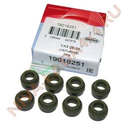 Колпачок маслоотражательный клапана с пружиной в сборе НИВА, 2108-1007026-03 Corteco 19018251 (кт. 8шт) Сальники клапанов