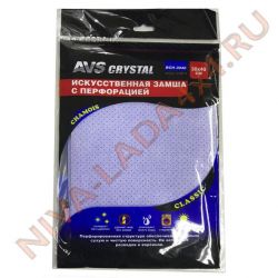 Салфетка замша искусственная AVS BCH-3040 (30х40см) голубая