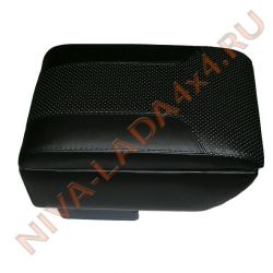 Подлокотник - бокс НИВА-Шевроле с 2009г. Экокожа с перфорацией ПБ02700