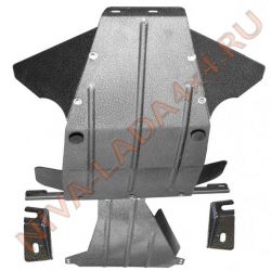 Защита картера НИВА 21214-50 Urban "Броня" + КПП/КР с 2016г. (Евро-5) "Техно-Сфера" ТС-0723