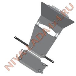 Защита картера, КР, РПМ НИВА 21214м, LADA4x4 с 2016г.в. Smart Line