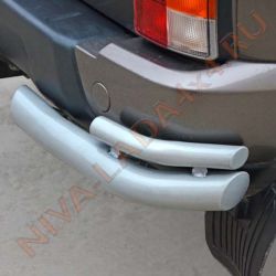 Защита бампера заднего НИВА Urban 4x4 ТС-3311 Уголки двойные