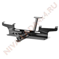 Тягово-сцепное устройство, ТСУ, фаркоп НИВА-Шевроле 2123 ТС-3120 с универсальным съемным шаром и защитой бампера + электрика