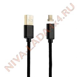 Кабель для micro USB AVS MR-M3, (1м.) МАГНИТНЫЙ