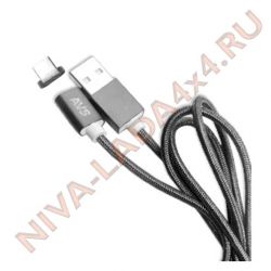 Кабель для Type C AVS TC-M3 (1м.) USB 3,0 МАГНИТНЫЙ