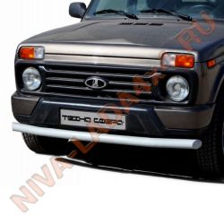 Защита бампера переднего НИВА ТС-0387 "труба" URBAN под пластиковый бампер