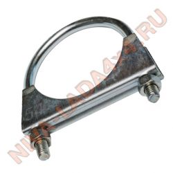 Хомут глушителя 54мм стремянка, глушитель НИВА-Шевроле