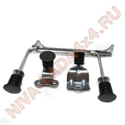 Набор крепления экрана ресивера НИВА 2123; кронштейны 2123-1042020; 2123-1042030; 2123-1042040 в сборе с опорами №6272