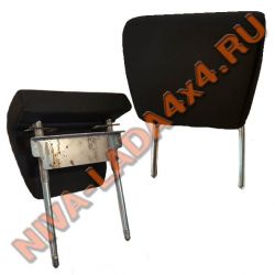 Подголовники заднего сидения НИВА 21214-6828010 (пара) черная ткань