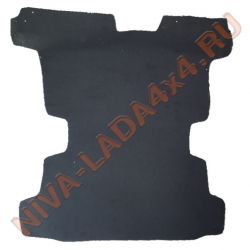 Облицовка пола багажника НИВА 21214-5109055 ворсовый коврик, с запуском под заднее сиденье
