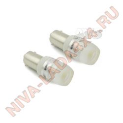 Лампа T4W белая светодиодная Lens Cone 1,5W AVS B016 (2шт. Блистер)