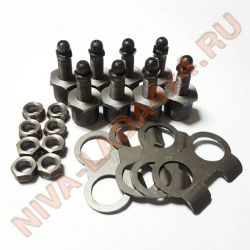 Кит комплект для перехода с гидроопор на болты, ручная регулировка клапанов НИВА 21214