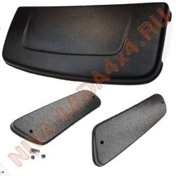 Воздухозаборники НИВА Aero-Effect (на капот + боковые) БЮДЖЕТНЫЙ ВАРИАНТ (3 детали)