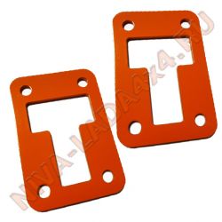 Накладки бампера Т-образные в проушины для реечного домкрата ZST 06-0617-T ПАРА