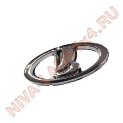 Эмблема знак заводской на рулевое колесо НИВА 21214м URBAN (хром) 3D