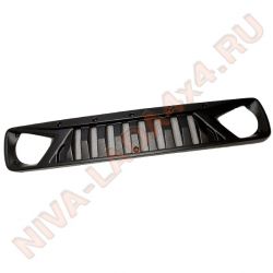 Решетка радиатора НИВА 21214-8401014 ЗЛАЯ-II, черная, бюджетный вариант