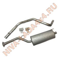 Глушитель НИВА под ГБО 21214 инжектор Е-2