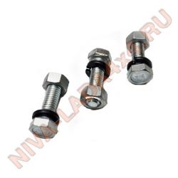 Болты+гайки крепления приемной трубы и резонатора НИВА Евро-3; 4; 5