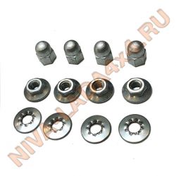 Набор для крепления петли двери задка НИВА 21213; 21214; 2131; 2108-1003298; 00001-0025982-71; 0001-0038321-01