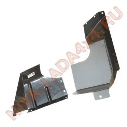 Брызговики двигателя НИВА-Шевроле 2123-2802023; 2123-2802012 (2 детали) с кондиционером