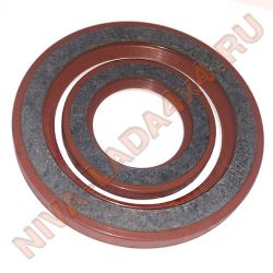 Сальники вала коленчатого НИВА 21214-1005040-011; 21214-1005162-011; РЕЗИНОТЕХНИКА (Комплект)