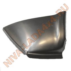 Жесть, ремонтная вставка заднего правого крыла, нижняя ЗАДНЯЯ часть НИВА 2121; 21213; 21214; арт. 6881