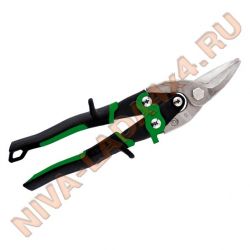 Ножницы по металлу Gross 78323 двухкомпонентные рукоятки, 250мм. Прямой и правый рез