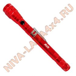 Приспособление для захвата винтов телескоп-ручка, фонарь, магнит, AVS ALM-3L