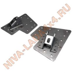 Кронштейн амортизатора заднего верхний НИВА ремонтная система крепления Карела-Нива К-1 (4 детали) 2121-21214 дорестайлинг