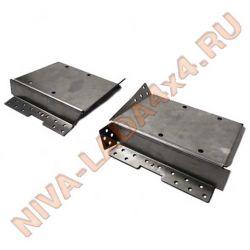 Жесть, соединитель порогов, площадки крепления продольных тяг УСИЛЕННЫЕ. НИВА Апгрейд