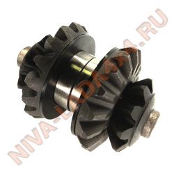Шестерня полуоси НИВА 2123-2303050-00-0 в сборе сателлит РПМ 2101-2403055; ось сателлитов 2101-2403060; шайба опорная 2101-2403059