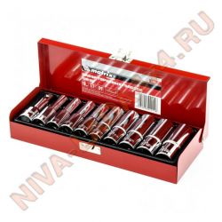 Набор головок торцевых MATRIX 13581 удлиненные 10 предметов