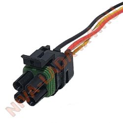 Разъём - фишка Датчик кислорода (папа) НИВА инжектор