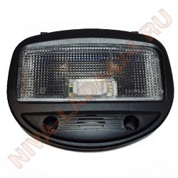 Плафон освещения салона в жесткий потолок НИВА, 2170-3714010 с рамкой 1118-3714014 черного цвета