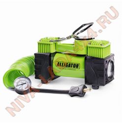 Компрессор AUTOPROFI Alligator AL-500 220вт. 55л/мин с LED фонарем