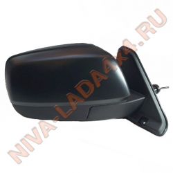 Зеркало боковое НИВА 21214-8201020-05; правое с накладкой, без фурнитуры, механика Prizma 21214м